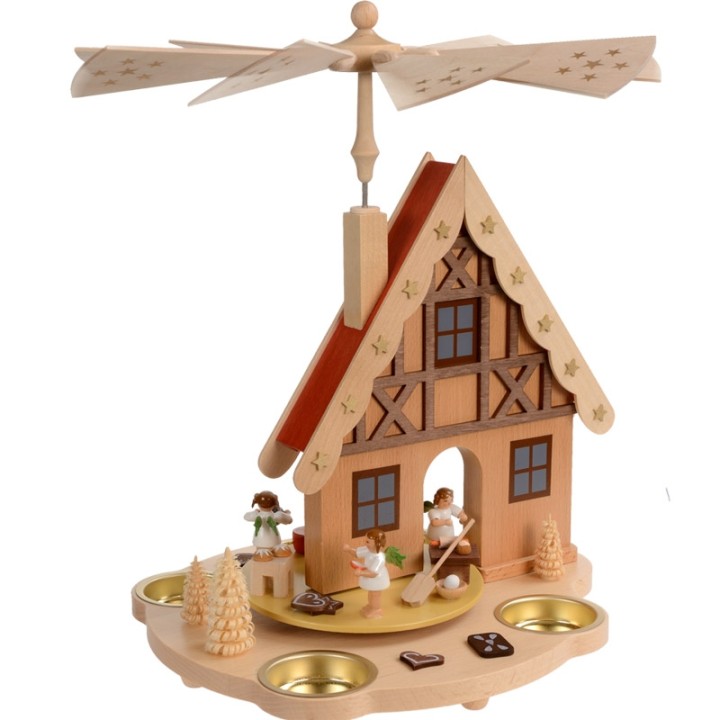 Manège de Noël enfant anges patissiers