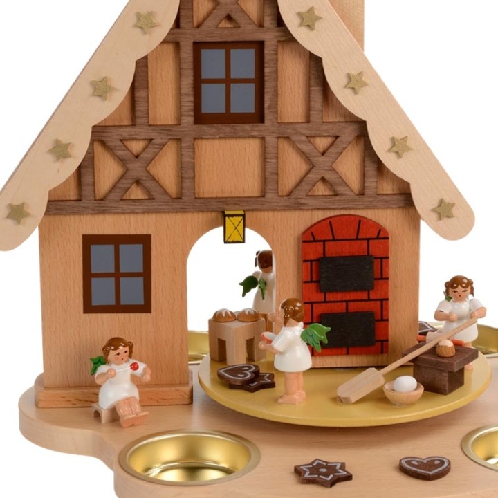 Manège de Noël enfant anges patissiers
