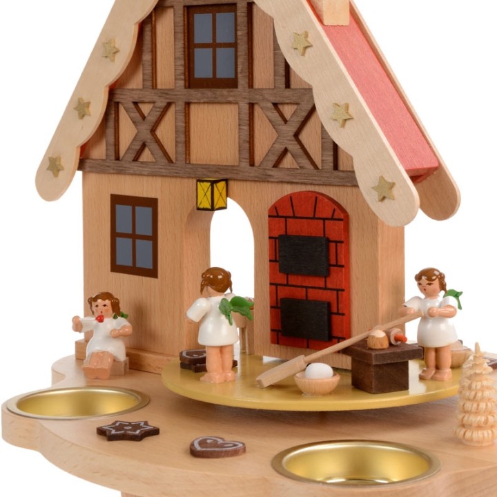 Manège de Noël enfant anges patissiers