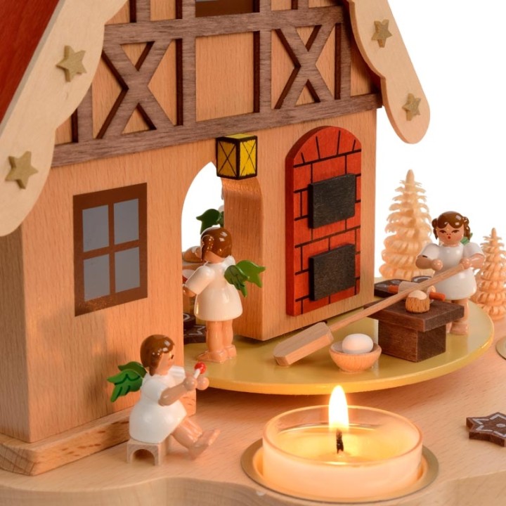 Manège de Noël enfant anges patissiers