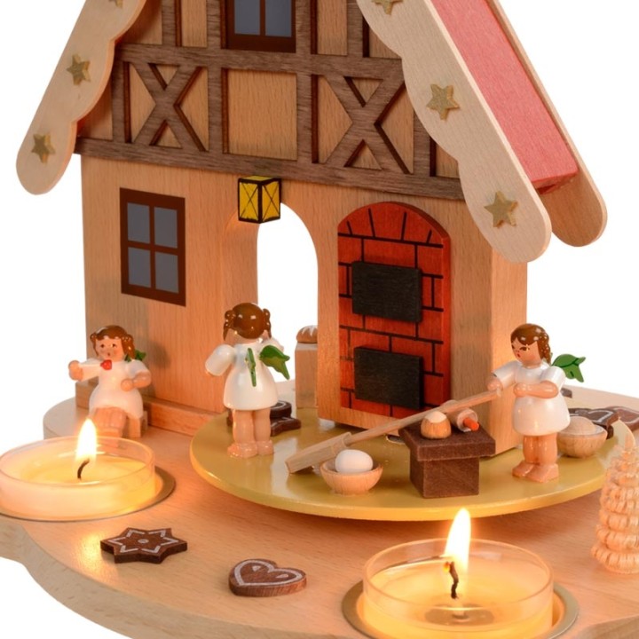 Manège de Noël enfant anges patissiers