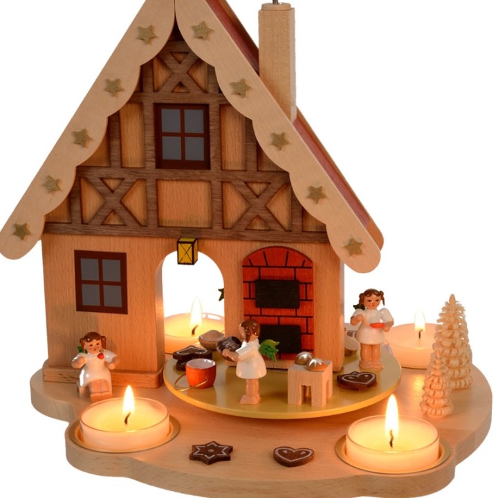 Manège de Noël enfant anges patissiers