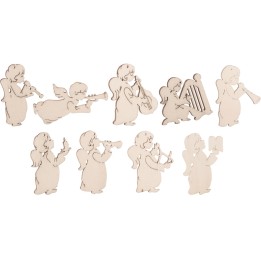 9 petits anges en pendentif