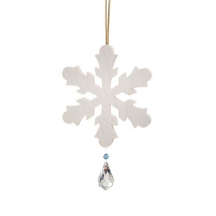 Flocon de neige à suspendre avec cristal Swarovski n° 1