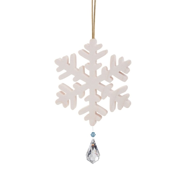 Flocon de neige à suspendre avec cristal Swarovski n° 3