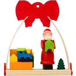 Déco Noël enfant, noeud rouge, fabrication cadeaux