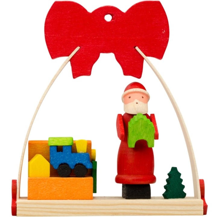 Déco Noël enfant, noeud rouge, fabrication cadeaux