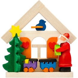Déco sapin de Noel, fabrication d'un petit train