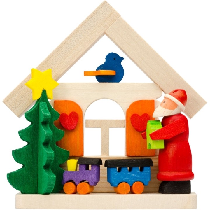 Déco sapin de Noel, fabrication d'un petit train