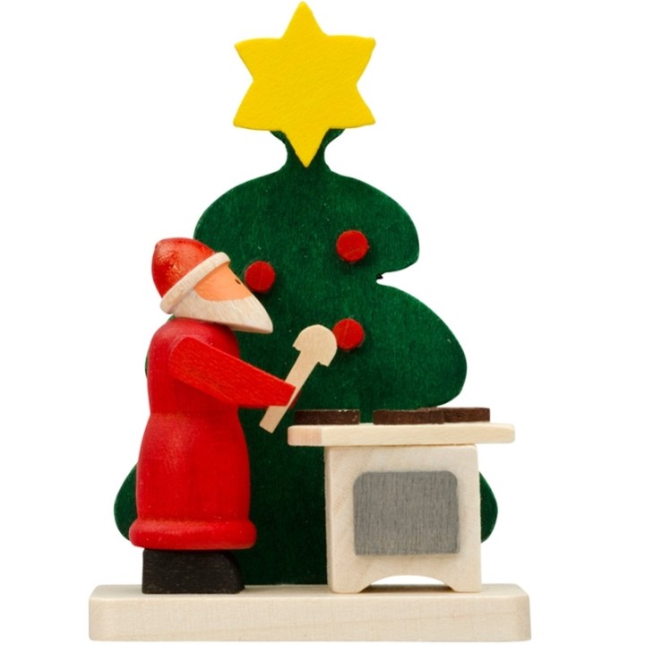Déco sapin de Noel, père Noel à gateaux