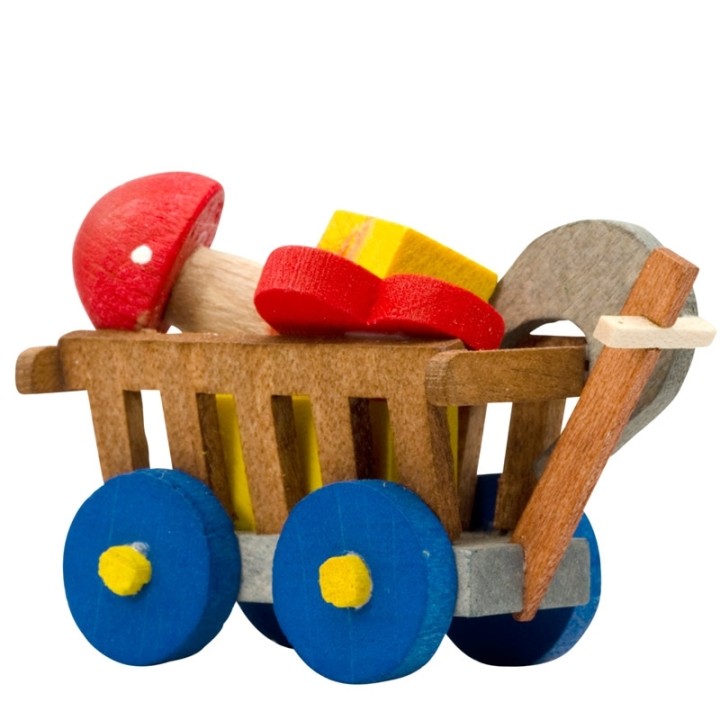 Déco Noël enfant, chariot  à jouet
