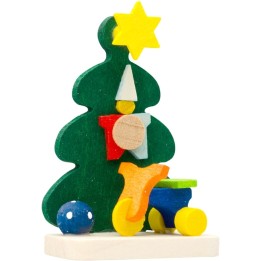 Décoration de sapin de Noël, tricycle et ballon