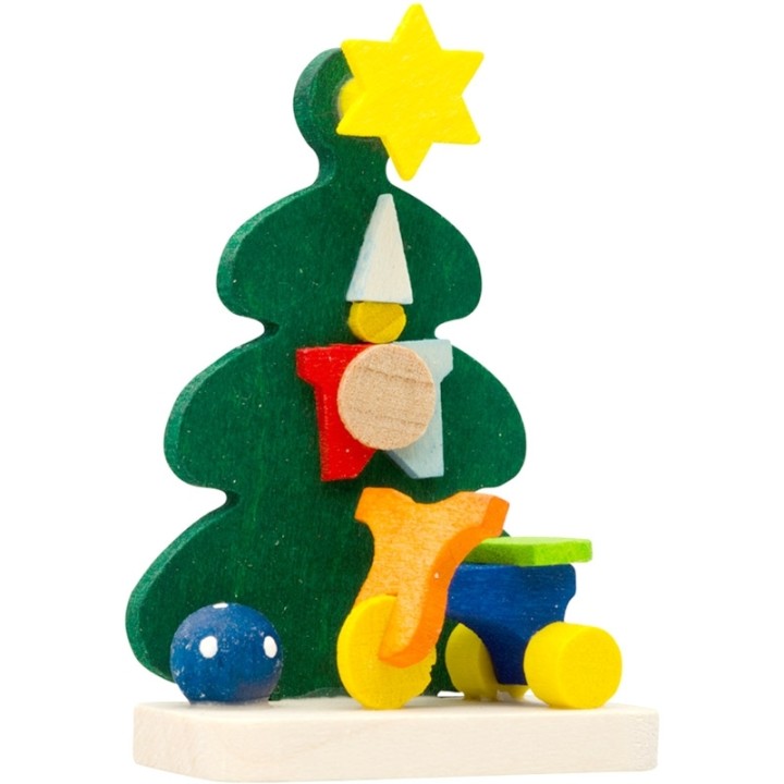 Décoration de sapin de Noël, tricycle et ballon