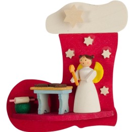 Botte père Noel, ange patissier