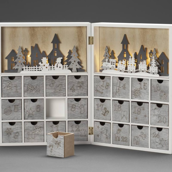 Calendrier de l'Avent chambre enfant