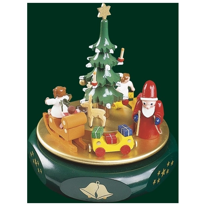 Boite à musique allemande Stille Nacht, veillée de Noël