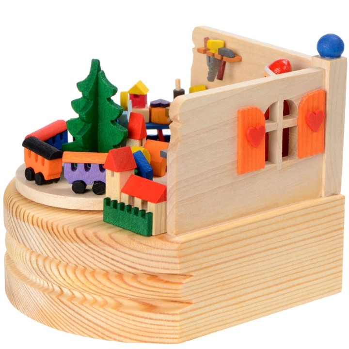 Boite à musique pour enfant, atelier du père Noel