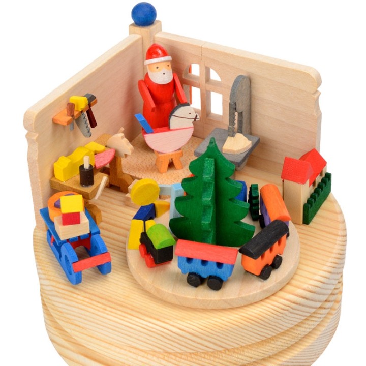 Boite à musique pour enfant, atelier du père Noel