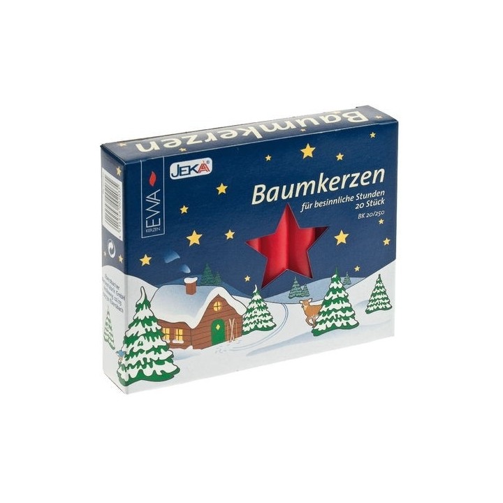 Lot  -50% 100 bougies de Noël Baumkerzen 13 mm