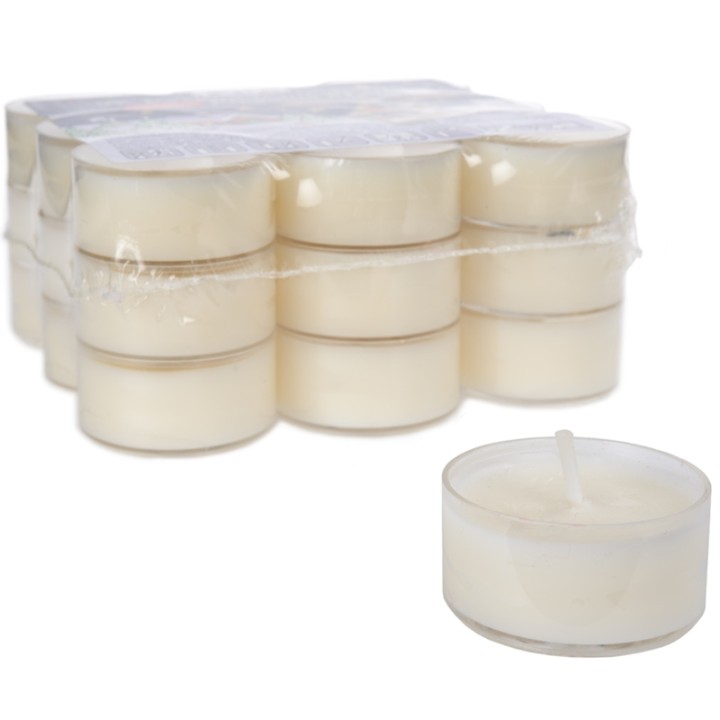 Pack 27 bougies chauffe-plat transparentes