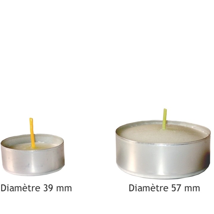 Bougie chauffe-plat grand modèle 57 mm