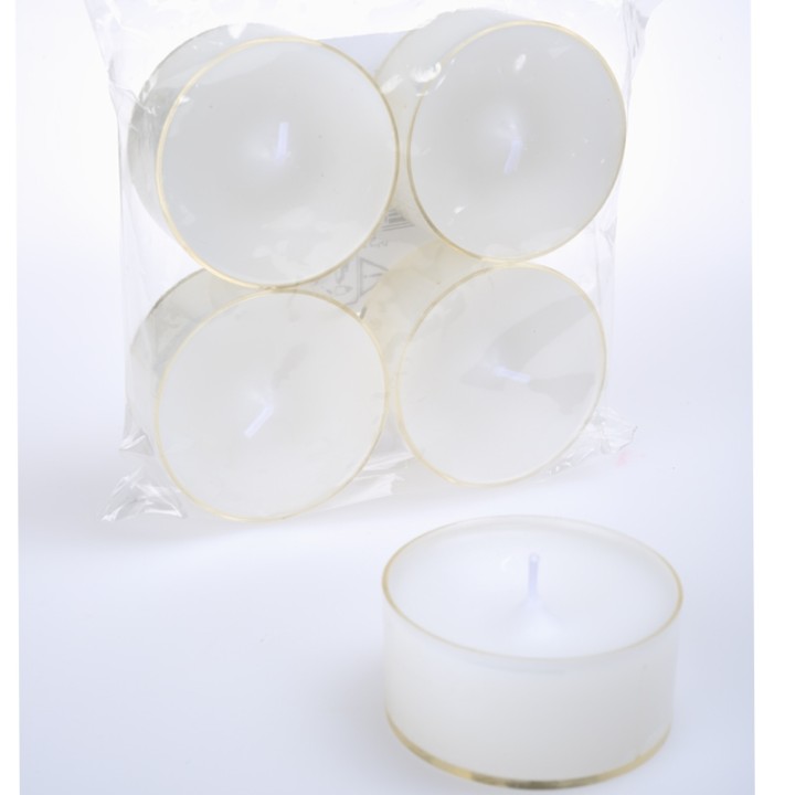Bougie chauffe-plat transparentes grand modèle 57 mm