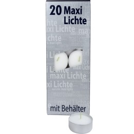 Vrac100 bougies chauffe-plat grande taille diamètre 57 mm