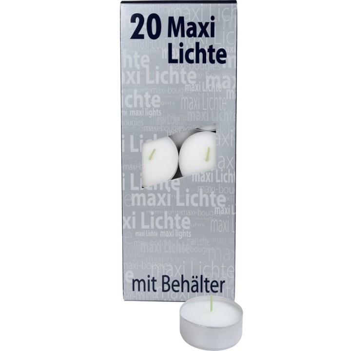 Vrac100 bougies chauffe-plat grande taille diamètre 57 mm