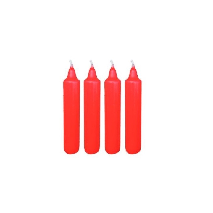Bougies de l'Avent rouge 23 mm