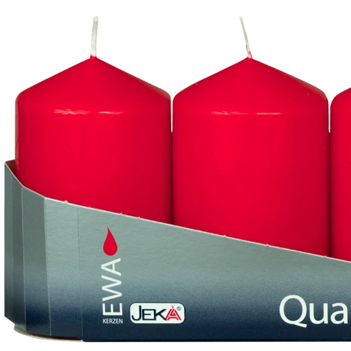 bougies rouges pour couronne de l'Avent 80 mm 