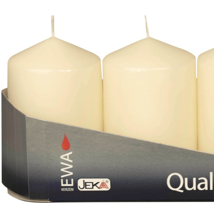 bougies 80 mm champagne pour couronne de l'Avent 