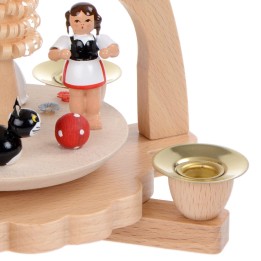 Bougeoir de rechange en laiton pour pyramide à bougies 10 mm