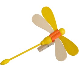 Libellule en bois à clipser n° 1
