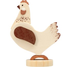 Poule en bois à clipser n° 1