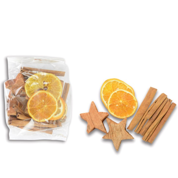Pot pourri cannelle, coco, orange, 80 g