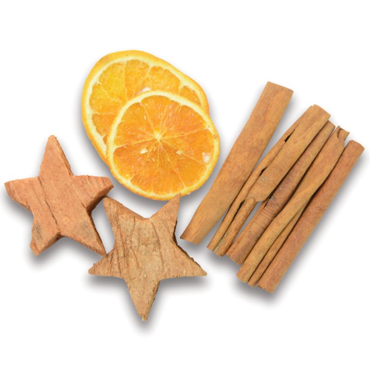Pot pourri cannelle, coco, orange, 80 g