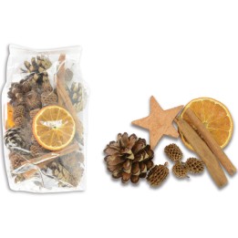Pot pourri pomme de pin, coco, pomme, cannelle, 150 g 