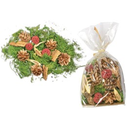 Pot pourri mélange pomme de pin, mousse, forêt, 80 g