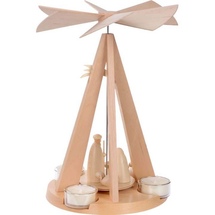 Pyramide de Noël bois design