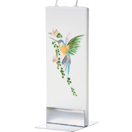 Bougie décorative oiseau martin pêcheur