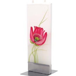 Bougie décorative coqueliquot