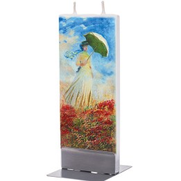 Bougie déco Monnet femme à l'ombrelle