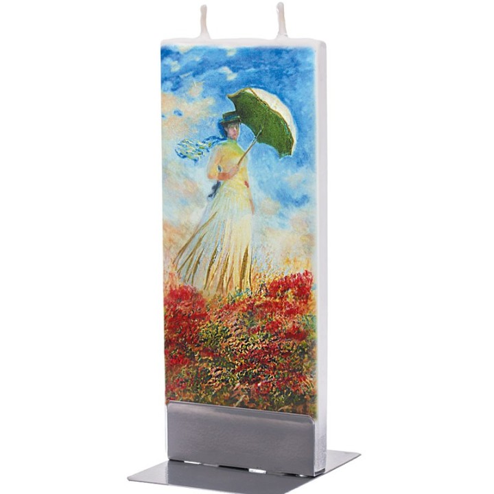 Bougie déco Monnet femme à l'ombrelle