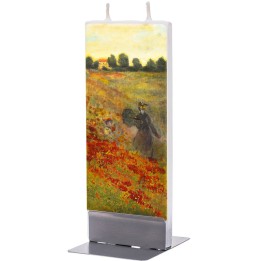 Bougie déco Monnet les coquelicots