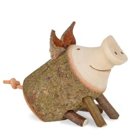 cochon Trudie taille 1 assis 