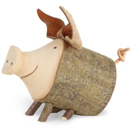 cochon Trudie taille 4 assis 