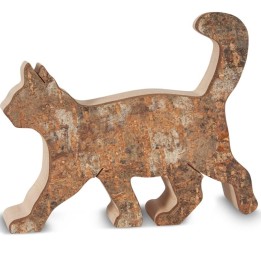 Chat en bois