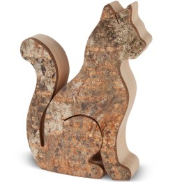 Chat en bois