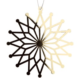 Deco sapin de Noël design, pétales de fleur