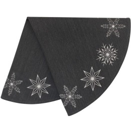 Tapis pour sapin de Noël, motif étoiles